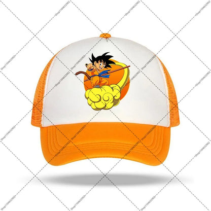 Dragon Ball-baseballkeps för kvinnor och män, solhattar, kepsar med tryck av seriefigurer och anime, bekväma unisex-bomullskepsar för vuxna, perfekta som sommargåvor och festpresenter