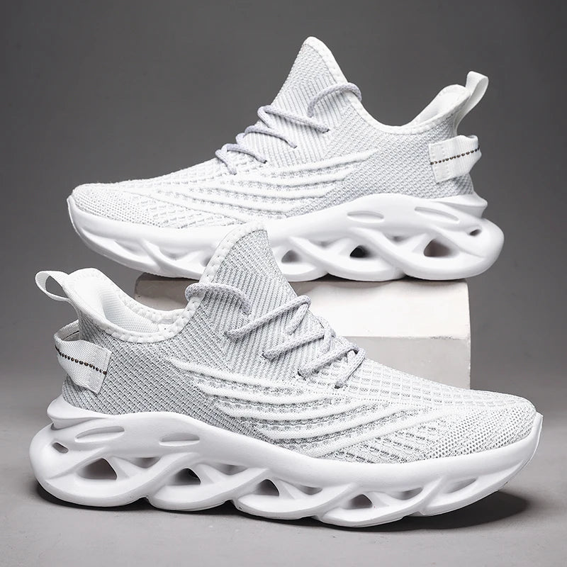 New Running Sneakers Newest Breathable Comfort For Women Low Top Large Size Men's Sports Increase Shoes Mesh Jogging Casual