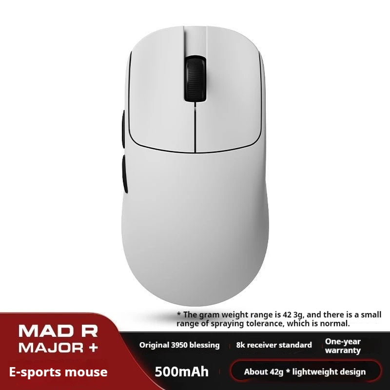 ATK VXE VGN MAD R Major Ultra-Lightweight Wireless Gaming Mouse, Ergonomic Dual-Mode Wireless Mouse with PAW3395 Sensor for Esports, Office & Gaming