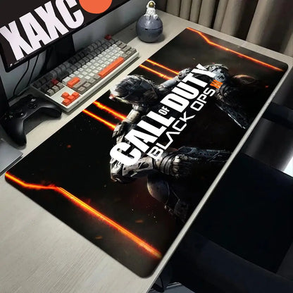 Call of Duty Game Large Mouse Pad PC Gaming Accessories Desktop Extended Table Mat XL Laptop Office Rubber Carpet Soft Mausepad