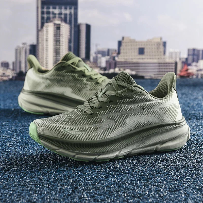 Ténis desportivos casuais 2025 para corrida, outdoor, confortáveis para primavera/verão, antiderrapantes, unissexo para homem e mulher, sapatilhas de treino macias para homem