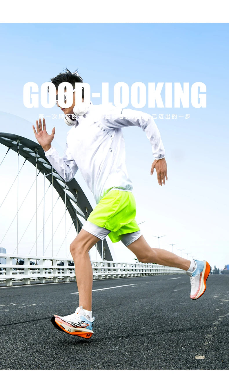 Air Running Shoes Men Sports Marathon Carbon Plate Breathable Lightweight Women Comfortable Athletic Leisure Sneakers Soft Sole