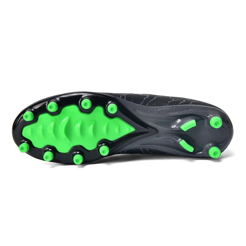 Men Ankle Football Boots Outdoor Grass Cleats Unisex Soccer Shoes Long Society Spikes FG Professional Football Shoes Chuteira