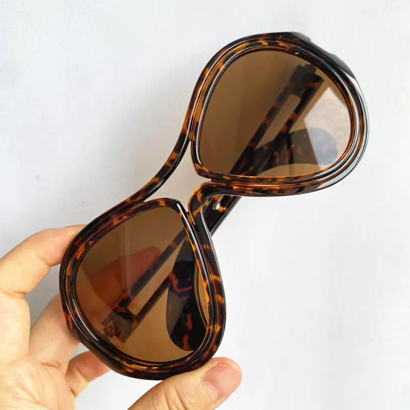 NEW Sunglasses Unisex Sun Glasses Anti-UV Spectacles Oversize Frame Eyeglasses Personality Ornamental Simplity Google