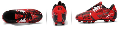 Buty piłkarskie dla dzieci Sports Society Field Chłopięce buty do piłki nożnej Futsal Szybkie buty do halowej piłki nożnej Oryginalne buty z kolcami do kostek Buty piłkarskie