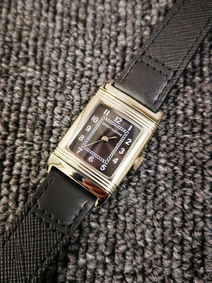 Specht&Söhne Reversible Square Watch Ronda Quartz Movt Stainless Steel Case Sapphire Crystal Flip Design Mens Fashion Wristwatch