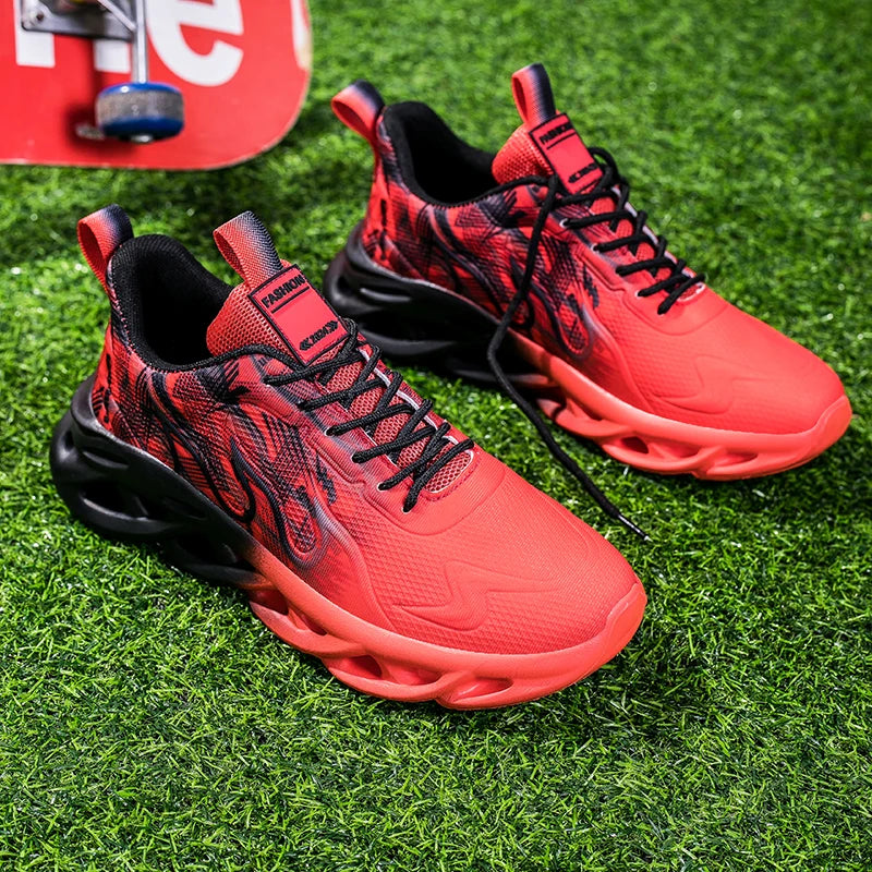 Men Running Shoes Breathable Mesh Sports Shoes Cushion Casual Sneakers Lightweight Comfortable Tennis Shoes﻿ Athletic Footwear