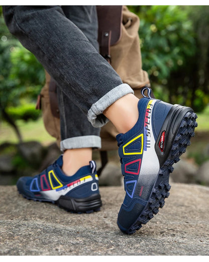 Men's Hiking Shoes Outdoor Sports Shoes Lace-up Hiking Shoes Women's Hiking Sports Shoes Non-slip Hunting Tactical Sports Shoes
