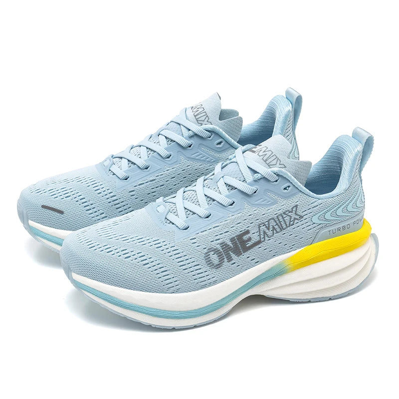 ONEMIX Men's Running Shoes Air Cushion Sneakers Breathable Mesh Outdoor Athletic Height Increase Walking Shoes Size EU 35-47