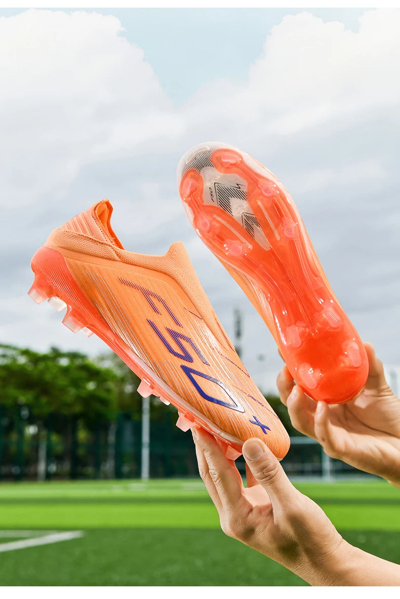 New Men Soccer Shoes High-quality Cleats Football Boots Sneakers Hot-selling Indoor Futsal Non-Slip Match Grass High-top Outdoor