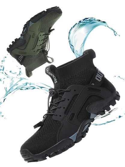 39-47 Size Men's Aqua Shoes Anti-Slip Male Sneakers Mountain Hiking Shoes Quick-Drying Water Shoes Soft Men Casual Sneakers 2024