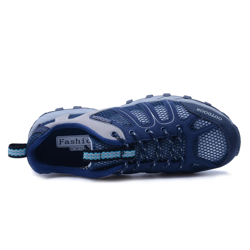 Spring Summer Men Women Outdoor Sneakers Trekking Hiking Shoes Sports Trail Running Shoes Thick Soles Sales Promotion Discount
