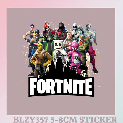 T-shirt Fortnite com Número de Aniversário para Crianças, Raparigas e Rapazes, Roupa de Verão, T-shirt em Algodão para Bebé, Top de Manga Curta para Festa, Presente para Criança Pequena