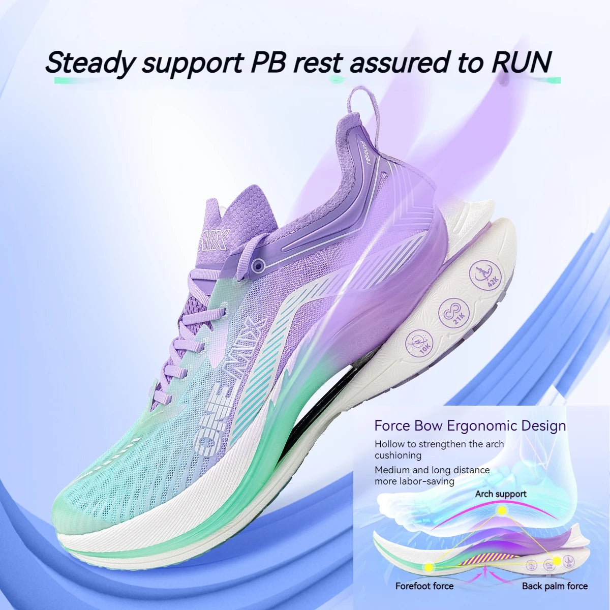 ONEMIX Carbon Plate Marathon Running Racing Shoes Professional Stable Support Shock-relief Ultra-light Rebound Sneakers