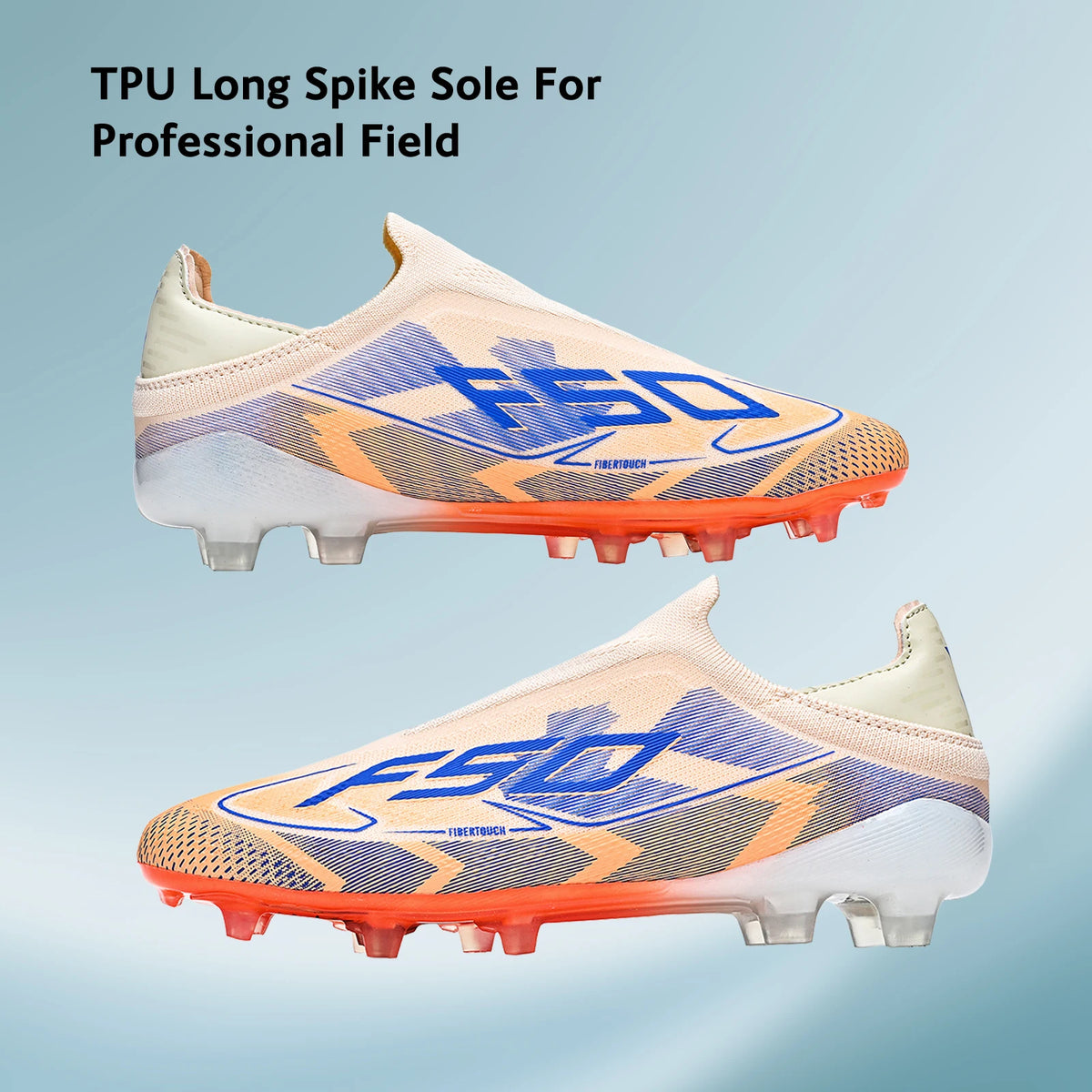 AG/FG Firm Ground Soccer Cleats for Men Women Kids Youth PU Fabric Rubber Sole Non-Slip Wear-Resistant Training Boots