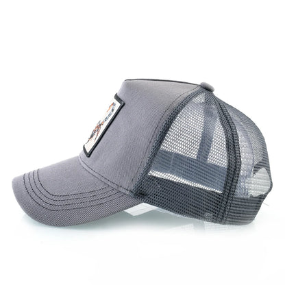 Unisex trucker kapa s vezenim Scorpion zakrpama, muška bejzbol kapa, ženska snapback hip hop kapa, vanjska kapa s prozračnim vizirom