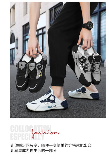 High Quality Platform Sneakers with Breathable Trendy Mesh for Summer, New Men's Sports and Leisure Shoes in Large Sizes 39-48