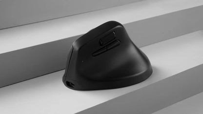 Rato Ergonómico Sem Fios Keychron M5 Ótico com Taxa de Polling 8K, 2.4GHz e Bluetooth, USB Type-C, Sensor 3950