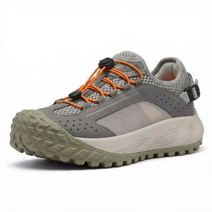 CAMSSOO hiking shoes men summer breathable non-slip running shoes travel outdoor sports cushioning casual boots off-road shoes