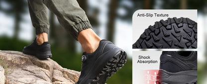Baasploa Men Hiking Sneakers Brand High Quality Trekking Climbing Shoes Male Rotating Button Luxury Designer Outdoor Sneakers