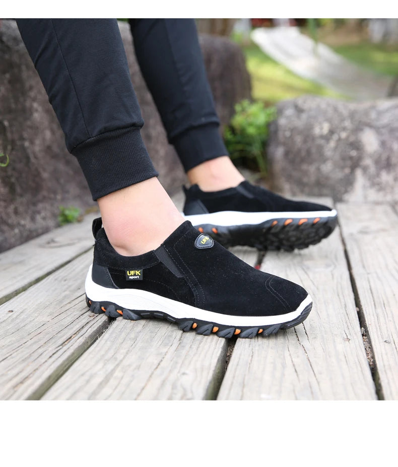 New Outdoor Hiking Camping Light Running Jogging Casual Sports Men's Shoes Non-slip Loafers Hiking Shoes Large Size 38-50