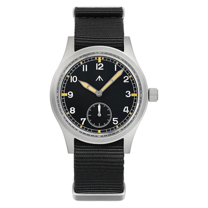 Militado V2 Version Military D12 Watch 36mm AR Sapphire Quartz Movement Watches Waterproof Sub-second Stainless Steel Wristwatch