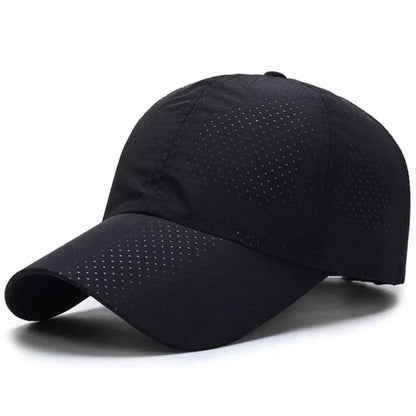 Casquette de soleil à séchage rapide pour femme, casquette de sport décontractée pour homme, casquette de baseball grande taille 60-65 cm, casquette à visière ajustable, casquette à visière