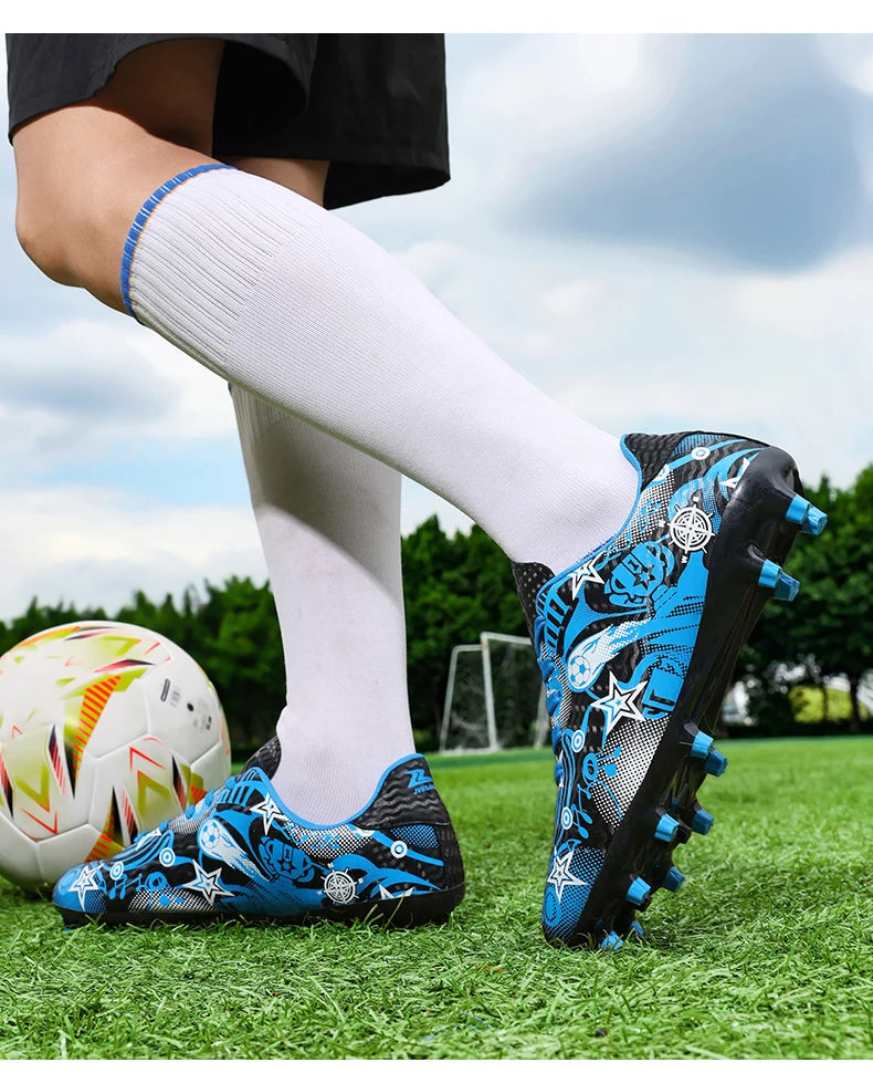 New Men Soccer Shoes Boys Original Football Shoes TF/AG Indoor Professional Football Field Boots Society Cleats Sneaker Non Slip