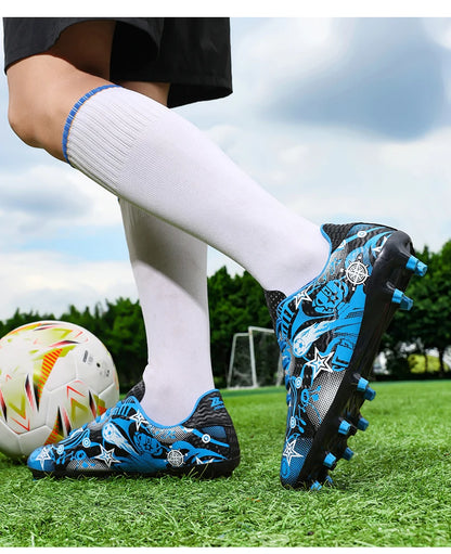 New Men Soccer Shoes Boys Original Football Shoes TF/AG Indoor Professional Football Field Boots Society Cleats Sneaker Non Slip