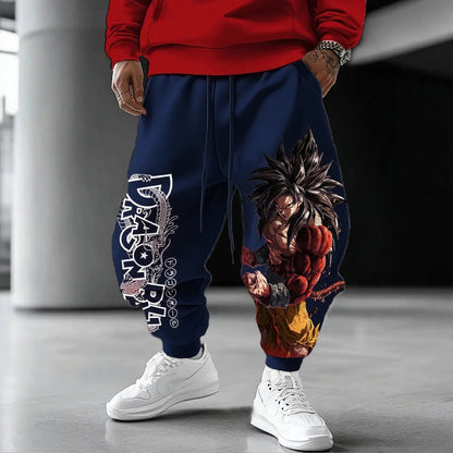 2026 Summer Dragon Ball Goku 3D Print Joggers, Quick Dry Oversized Outdoor Hip Hop Casual Pants for Men Women Kids Y2k