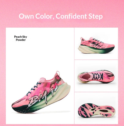 BMAI 42km Marathon Running Shoes Men Women Luxury Carbon Plate Trainers for Woman Cushion Sneakers Breathable Men's Sports Shoes