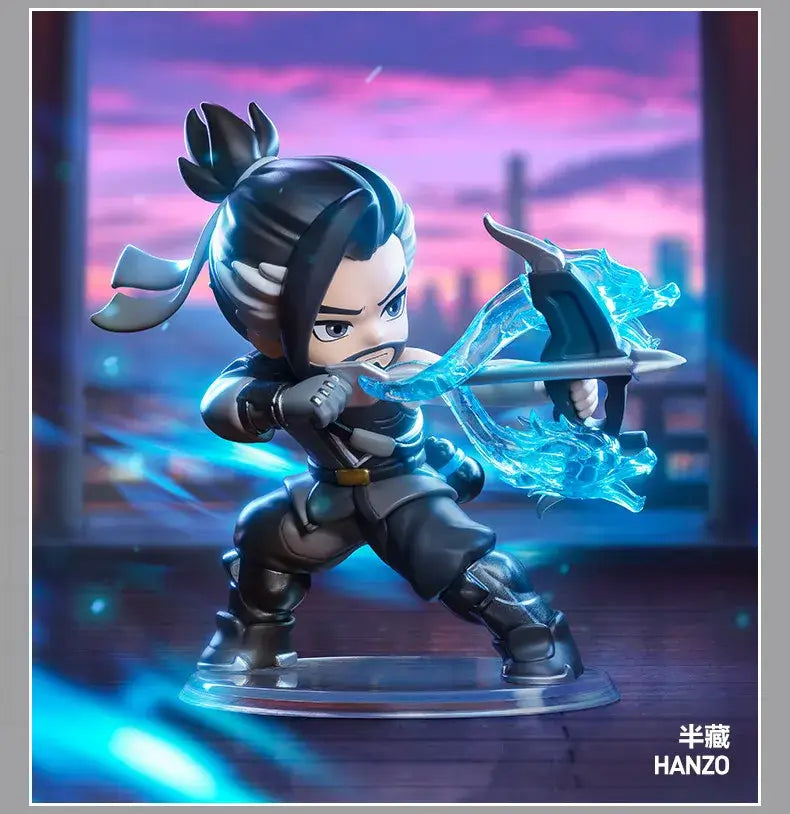 POP MART Overwatch Play of the Game Series Original-Blind-Box Überraschungs-Mystery-Box Niedliche Anime-Actionfiguren Ornamente Figuren