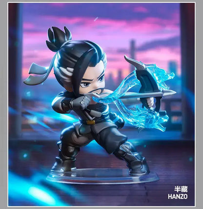 POP MART Overwatch Play of The Game Series Blind Box Mystery Box Toys Kawaii Ornaments Figurines Home Decor Desktop Model Dolls