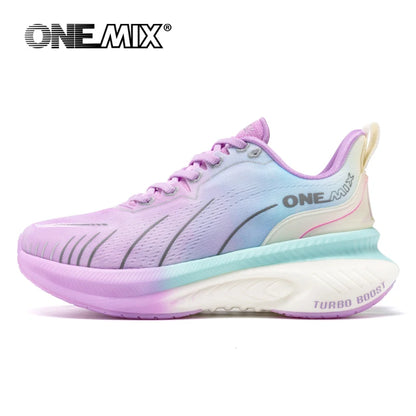 ONEMIX Νέα αθλητικά παπούτσια με αντικραδασμική προστασία για άνδρες, κατάλληλα για δρομείς βαρέων αποστάσεων, με κορδόνια, αθλητικά γυναικεία, αντιολισθητικά, για εξωτερική χρήση, ανδρικά αθλητικά παπούτσια