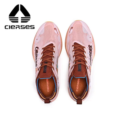 CIERSES Carbon fiber plate Marathon Running Racing Shoes  Men Professional Stable Support Shock-relief Rebbound Training shoes