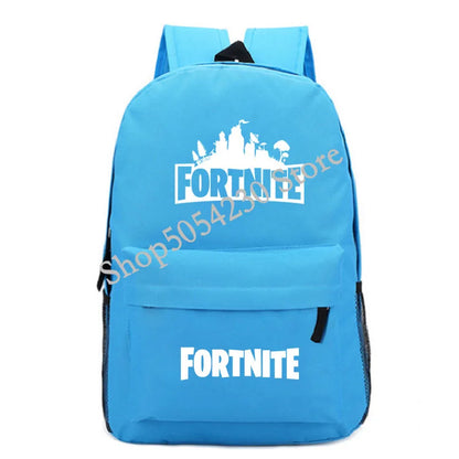 Mochila Fortnite Games, mochila escolar Fortnite para adolescentes, unissexo, com compartimento para portátil, para escola, viagens e uso casual