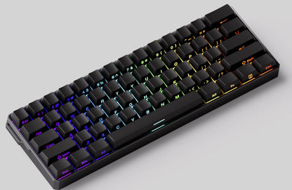 Akko MonsGeek FUN60 mechanische Tastatur mit Magnetschaltern, 60% Gaming-Tastatur, Rapid Trigger 0.01mm, 8K ARGB, HE/TMR Custom-Tastatur