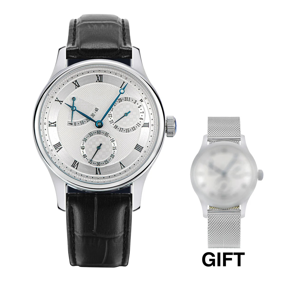 Relógio de Homem Pilot 40mm 1963 Automático Mecânico de Pulso, Movimento Tianjin ST1780, Design Militar, Novo 2024