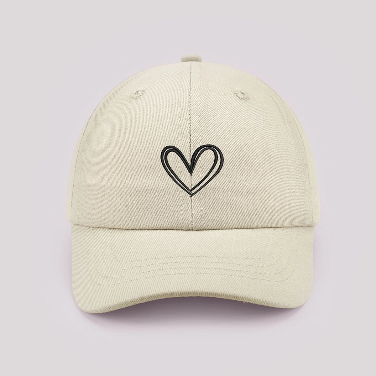 Cartoon heart-shaped Baby Baseball Cap Cute Solid Color Toddler Sun Hat with Ears Summer Adjustable Kids Boy Girl Peaked Cap ﻿