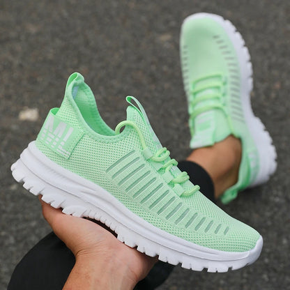 Non-slip Men's Summer Sneakers Comfortable Breathable Couple Running Shoes Women Tenis Sports Shoe White Walking Man Sneakers