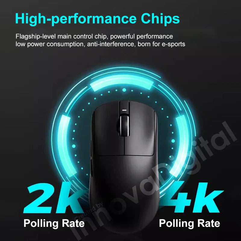 Rato Gaming Sem Fios ATK VXE Dragonfly R1 Pro MAX PAW3395 R1 SE Plus Personalizado para Esports FPS Recarregável Leve