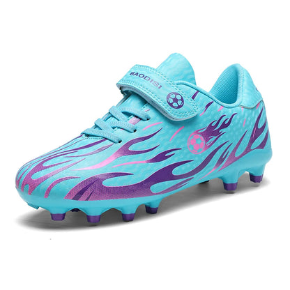 Children's Soccer Shoes Lightweight Football Sneakers Kids Sports Shoes Outdoor Non-Slip Futsal Shoes Boys Girls Training Shoes
