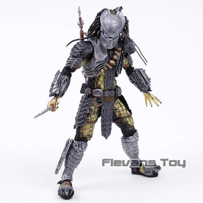 NECA AVP Alien vs. Predator Chopper Celtic Scar Predator Φιγούρα Δράσης 7" Αρθρωτό Κινητό Μοντέλο Παιχνίδι