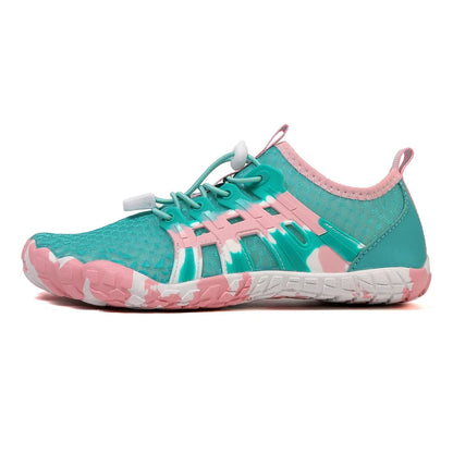 Men Women Water shoes Upstream Wading Swimming Barefoot Five Fingers Aqua Shoes Colorful Beach Seaside Light Unisex Sneakers New