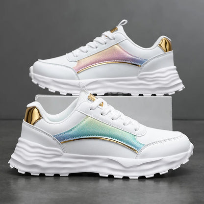 New Summer Fashionable Womens Sports Shoes Versatile Lightweight and Durable Running Shoes Shock-absorbing Daily Walking Shoes