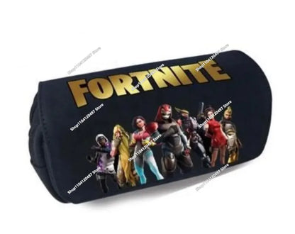 Anime Pencil Bag Kawaii Fortnite Pencil Case Large Capacity Waterproof Handheld Cosplay Pencil Pouch Office Stationary Gift Toy