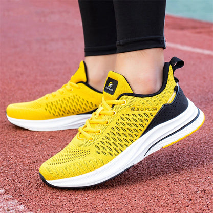 Ténis de corrida para homem Baasploa – Ténis casuais de malha, leves e de design, para corrida, respiráveis, com atacadores, para caminhada desportiva