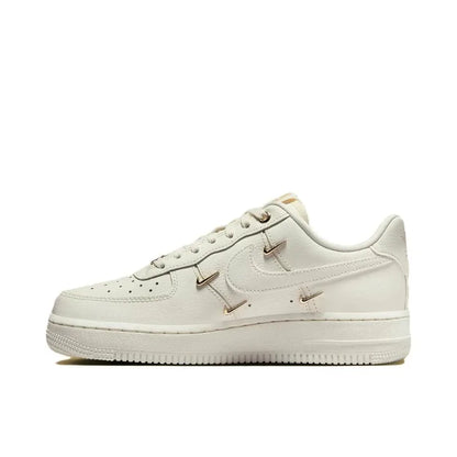 Nike Air Force 1 '07 Women Triple White Leather AF1 Classic Comfortable Air Cushion Board Shoes Casual White Sneakers DD8959-100