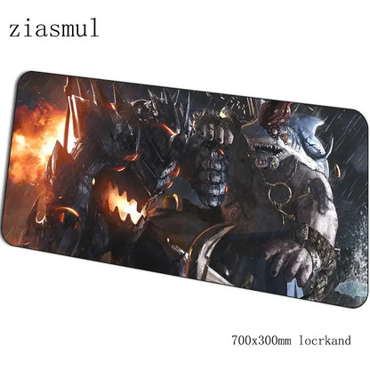 Tappetino mouse Overwatch cartoon per computer 700x300x3mm, tappetino gaming grande Indie Pop per mouse e tastiera, giochi PC gamer da scrivania