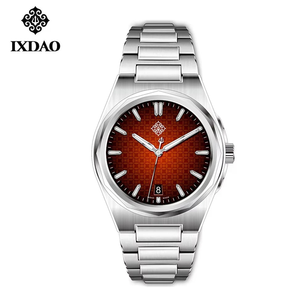 IX&DAO 2026 New Warrior 37mm Men's Automatic Mechanical Watch Miyota 9015 Top Sapphire BGW-9 Stainless Steel Waterproof 10Bar